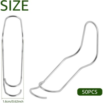 Galvanized Steel Vine Support Clips for Tomatoe...