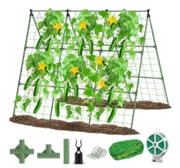 Cucumber Trellis A-Frame Garden Support for Climbing Plants